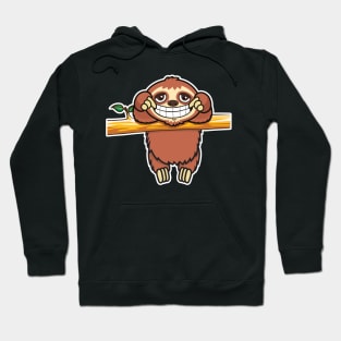 Sloth grin 2 Hoodie